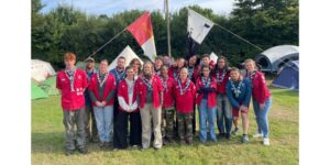 Les Éclaireurs de France en camp d’été au royaume de sa Majesté