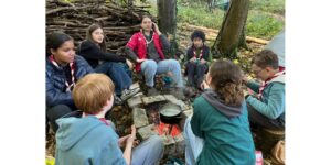 Premier week-end campé de la saison pour les Éclaireurs