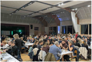Soirée raclette party : 200 convives ont fait chauffer les poêlons !